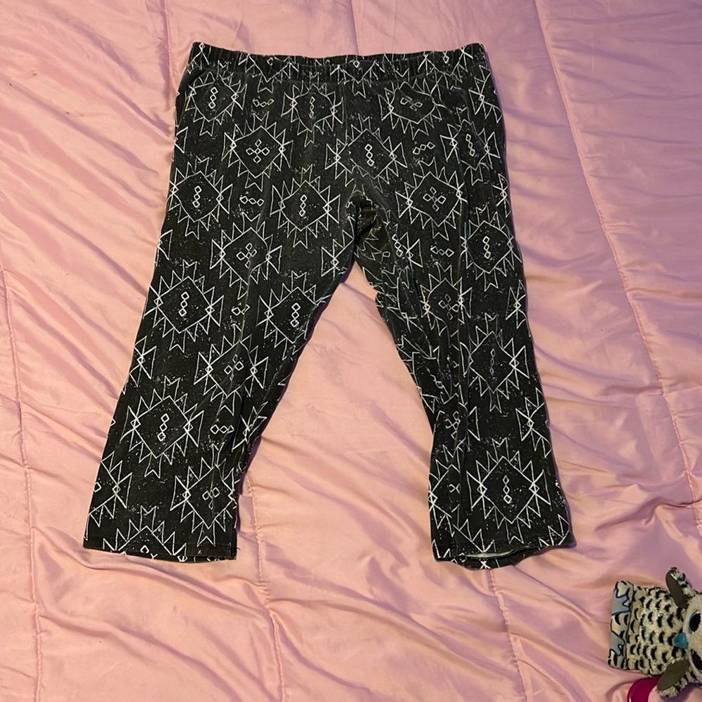 Spandex(95% cotton, 5% spandex) capris